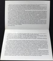 〈フライヤー・厚紙チラシ〉荒川修作展