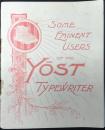 ヨーストタイプライターの著名な利用者