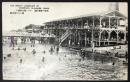 〈絵葉書〉尾張・新舞子濱　モダン海水浴場に美しき人魚の群