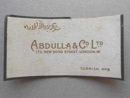 【中国煙草ラベル】ABDULLA&CO.LTD