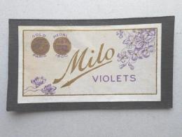 【中国煙草ラベル】Milo VIOLETS 白