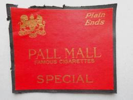 【中国煙草ラベル】PALL MALL SPECIAL