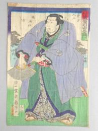 相撲版画　綾瀬川山左エ門(高知)