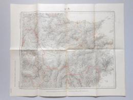 【地積測量図・地形図】大分　二十万分一之尺（第十二師管豊後国大分郡）