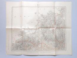 【地積測量図・地形図】小倉　二十万分一之尺（第十二師管豊前国企救郡）