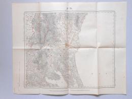 【地積測量図・地形図】水戸　二十万分一之尺（第二師管常陸国）