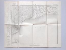 【地積測量図・地形図】吉原　五万分一地形図静岡六号