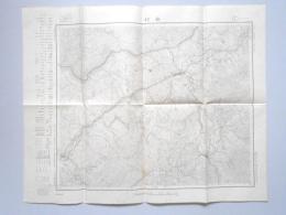 【地積測量図・地形図】岩村　五万分一地形図飯田12号