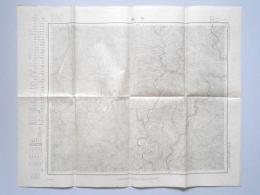 【地積測量図・地形図】下呂　五万分一地形図飯田14号