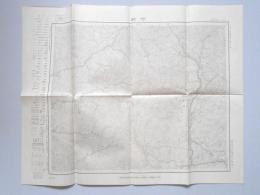 【地積測量図・地形図】附知　五万分一地形図飯田11号