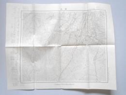 【地積測量図・地形図】塩尻　五万分一地形図高山四号