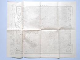 【地積測量図・地形図】御在所山　五万分一地形図名古屋十号