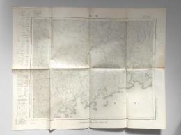 【地積測量図・地形図】長島　五万分一地形図宇治山田11号