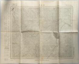 【地積測量図】中津川　五万分一地形図