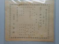 美濃国関市上有知新富町『小倉座』明治期資料3点一括