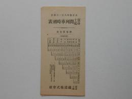 富士身延間列車時刻表