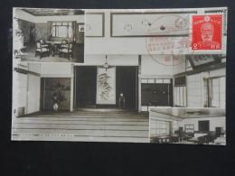 〈絵葉書〉静岡高等女学校新築落成記念　和式作法室　様式作法室
