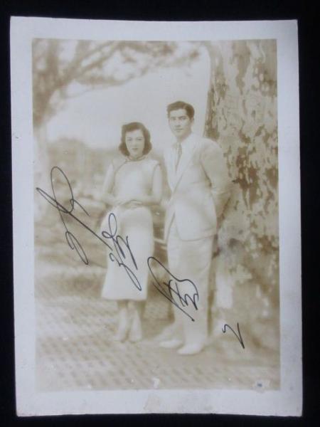 ブロマイド〉佐野周ニ・李香蘭 / 古本、中古本、古書籍の通販は「日本