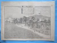 二見浦真景之図