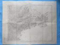 〈地積測量図・地形図〉山田(第三師官伊勢国度会郡)二十万分一之図