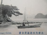 〈絵葉書〉志摩鳥羽港海岸全景