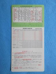 新幹線定期列車時刻表