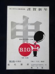 〈広告絵葉書〉名古屋市北区・自動車保険　BIG代理店