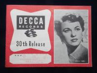 〈新譜目録〉テイチクレコードレコード　1月新譜　デッカレコード　第30回発売新譜