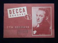〈新譜目録〉テイチクレコードレコード　62回新譜　デッカレコード　第7回発売新譜