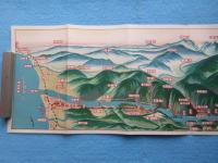 〈鳥瞰図〉黒部鉄道発行『黒部峡谷』