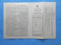 信濃鉄道電車時刻表(信濃鉄道の栞)