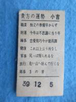 東京タワー内の体重測定器の結果『今日のあなたの体重』