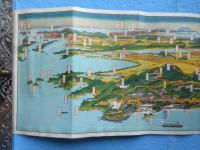 〈鳥瞰図〉和歌浦名所交通案内鳥瞰図