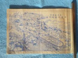 温泉遊園地　多摩川園案内図
