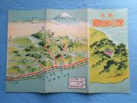 〈鳥瞰図〉由比濱石嶽遊覧