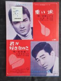 〈昭和歌謡楽譜〉重い涙　唄/手塚しげを　水島哲・作詞　北原じゅん・作曲　君が好きなのさ　唄/池田健二　白鳥朝詠・作詞　川田はじめ・作曲