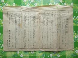 堀越高等小学校発行『学童衛生一班』