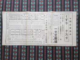 〈開店広告〉愛知県西尾町幸町　くすり　一光堂薬舗　榎本國夫