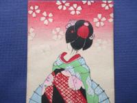 〈木版絵封筒・ポチ袋〉舞妓さん6