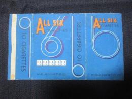 〈中国煙草ラベル〉ALL　SIX