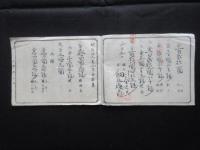 〈遊郭原資料〉金津廓取締原簿(岐阜県)