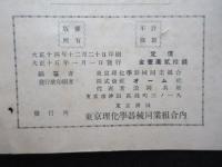 普通教育　理化学器械目録