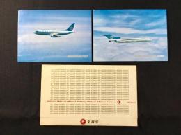 〈絵葉書〉全日空搭乗記念　ボーイング737・ボーイング727－200