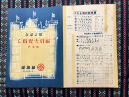 名古屋松坂屋開店記念福引大売出し御案内