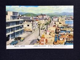 〈絵葉書〉別府温泉　海岸旅館街