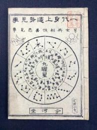 一代身上運勢見事　男女共相性善悪見事　九曜星