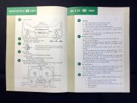 〈取扱説明書〉東京都千代田区神田・電波堂発行『テープレコーダー・モデル103　F・M』