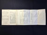 東京湾汽船時間表(附・伊豆七島各港行料金表)