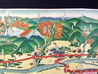 〈鳥瞰図〉長野電鉄発行『野澤温泉名勝案内』