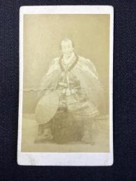 〈鶏卵手札写真〉尾上菊五郎